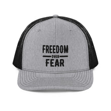 Charger l'image dans la galerie, Freedom over Fear Trucker Cap
