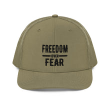 Charger l'image dans la galerie, Freedom over Fear Trucker Cap