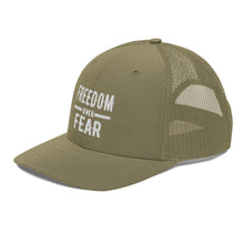 Charger l'image dans la galerie, Freedom over Fear Trucker Cap