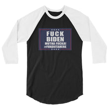 Cargar imagen en el visor de la galería, F**K BIDEN 3/4 sleeve raglan shirt