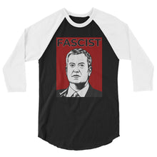 Cargar imagen en el visor de la galería, Mayor de Blasio Is A Fascist 3/4 sleeve raglan shirt