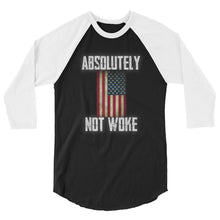 Charger l'image dans la galerie, NOT WOKE 3/4 sleeve raglan shirt