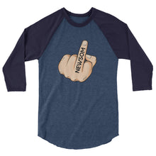 Cargar imagen en el visor de la galería, F**K NEWSOM 3/4 sleeve raglan shirt