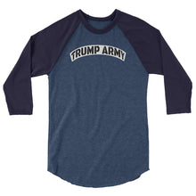 Cargar imagen en el visor de la galería, TRUMP ARMY 3/4 sleeve raglan shirt