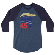 Cargar imagen en el visor de la galería, 45 3/4 sleeve raglan shirt