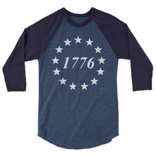 Cargar imagen en el visor de la galería, 1776 3/4 sleeve raglan shirt