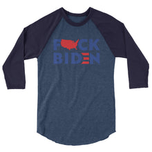 Cargar imagen en el visor de la galería, F*CK BIDEN 3/4 sleeve raglan shirt