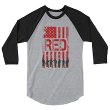 Cargar imagen en el visor de la galería, Remember Everyone Deployed 3/4 sleeve raglan shirt