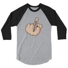 Cargar imagen en el visor de la galería, F**K NEWSOM 3/4 sleeve raglan shirt
