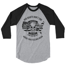 Cargar imagen en el visor de la galería, 2nd Amendment 3/4 sleeve raglan shirt