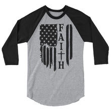 Cargar imagen en el visor de la galería, FAITH 3/4 sleeve raglan shirt