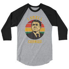 Cargar imagen en el visor de la galería, Ronald Reagan 3/4 sleeve raglan shirt