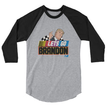 Charger l'image dans la galerie, Let’s go Brandon FJB Trump 3/4 sleeve raglan shirt