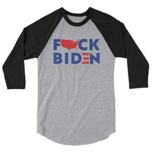Cargar imagen en el visor de la galería, F*CK BIDEN 3/4 sleeve raglan shirt