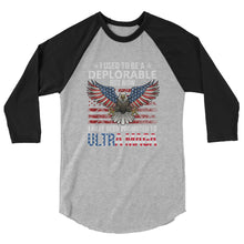 Cargar imagen en el visor de la galería, ULTRA MAGA 3/4 sleeve raglan shirt
