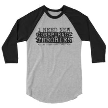 Charger l'image dans la galerie, New Conspiracy Theories 3/4 sleeve raglan shirt