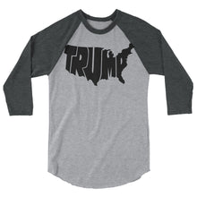 Cargar imagen en el visor de la galería, TRUMP USA 3/4 sleeve raglan shirt