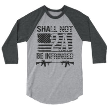 Charger l'image dans la galerie, 2nd Amendment 3/4 sleeve raglan shirt