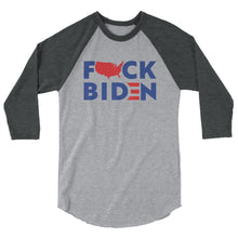 Cargar imagen en el visor de la galería, F*CK BIDEN 3/4 sleeve raglan shirt