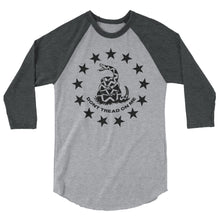 Cargar imagen en el visor de la galería, Don’t Tread On Me 3/4 sleeve raglan shirt