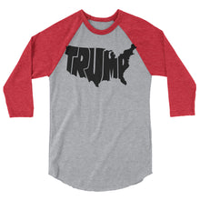 Cargar imagen en el visor de la galería, TRUMP USA 3/4 sleeve raglan shirt