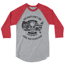 Cargar imagen en el visor de la galería, 2nd Amendment 3/4 sleeve raglan shirt