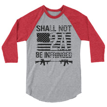 Charger l'image dans la galerie, 2nd Amendment 3/4 sleeve raglan shirt