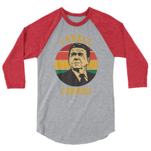 Cargar imagen en el visor de la galería, Ronald Reagan 3/4 sleeve raglan shirt