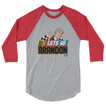 Charger l'image dans la galerie, Let’s go Brandon FJB Trump 3/4 sleeve raglan shirt
