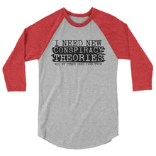 Charger l'image dans la galerie, New Conspiracy Theories 3/4 sleeve raglan shirt