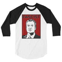 Cargar imagen en el visor de la galería, Mayor de Blasio Is A Fascist 3/4 sleeve raglan shirt