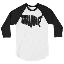 Cargar imagen en el visor de la galería, TRUMP USA 3/4 sleeve raglan shirt