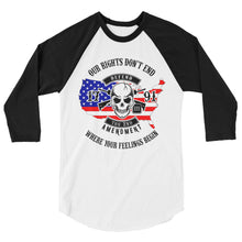 Cargar imagen en el visor de la galería, 2nd Amendment 3/4 sleeve raglan shirt