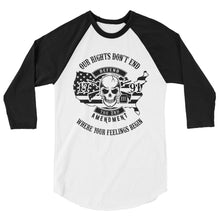 Cargar imagen en el visor de la galería, 2nd Amendment 3/4 sleeve raglan shirt