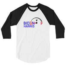Cargar imagen en el visor de la galería, Biden Harris Empty 3/4 sleeve raglan shirt