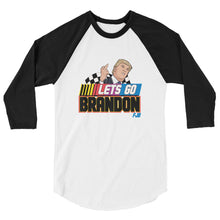 Charger l'image dans la galerie, Let’s go Brandon FJB Trump 3/4 sleeve raglan shirt