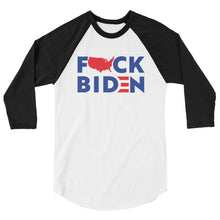 Cargar imagen en el visor de la galería, F*CK BIDEN 3/4 sleeve raglan shirt