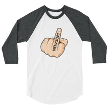 Cargar imagen en el visor de la galería, F**K NEWSOM 3/4 sleeve raglan shirt