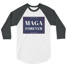 Load image into Gallery viewer, MAGA Forever 3/4 sleeve raglan shirt