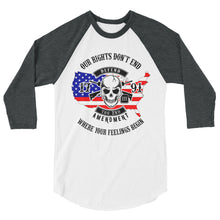 Cargar imagen en el visor de la galería, 2nd Amendment 3/4 sleeve raglan shirt