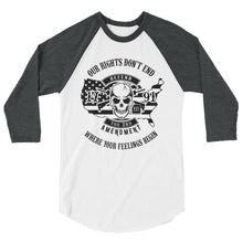 Cargar imagen en el visor de la galería, 2nd Amendment 3/4 sleeve raglan shirt