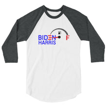 Cargar imagen en el visor de la galería, Biden Harris Empty 3/4 sleeve raglan shirt