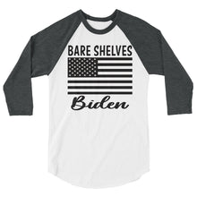 Cargar imagen en el visor de la galería, Bare shelves Biden 3/4 sleeve raglan shirt
