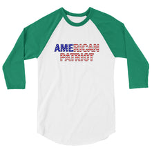 Charger l'image dans la galerie, American Patriot (USA) 3/4 sleeve raglan shirt