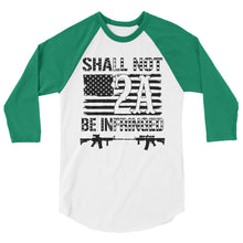 Charger l'image dans la galerie, 2nd Amendment 3/4 sleeve raglan shirt