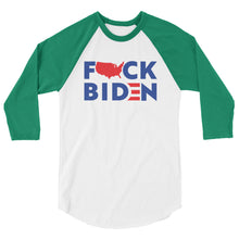 Cargar imagen en el visor de la galería, F*CK BIDEN 3/4 sleeve raglan shirt