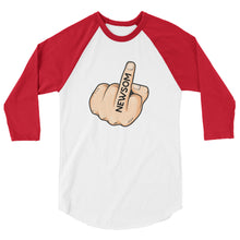 Cargar imagen en el visor de la galería, F**K NEWSOM 3/4 sleeve raglan shirt