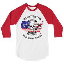 Cargar imagen en el visor de la galería, 2nd Amendment 3/4 sleeve raglan shirt