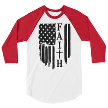 Cargar imagen en el visor de la galería, FAITH 3/4 sleeve raglan shirt