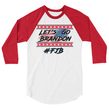 Load image into Gallery viewer, Let’s go Brandon FJB 3/4 sleeve raglan shirt
